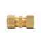 Thrifco Plumbing No. 62-C 1/2 Inch Lead-Free Brass Compression Coupling 4401063 - alternate 4